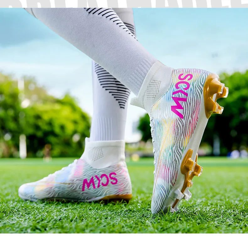 Football Boots Men Futsal Professional Unisex Anti-Slip Kids Soccer Shoes