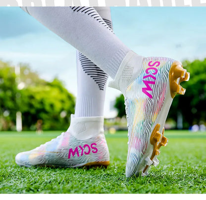 Football Boots Men Futsal Professional Unisex Anti-Slip Kids Soccer Shoes