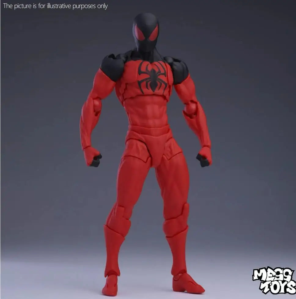 In Stock 2025 New Spider Figure Ct Toys Black Red Spider Mess Toys Anime Action Figure Figurine Statue Model Customized Gift Toy
