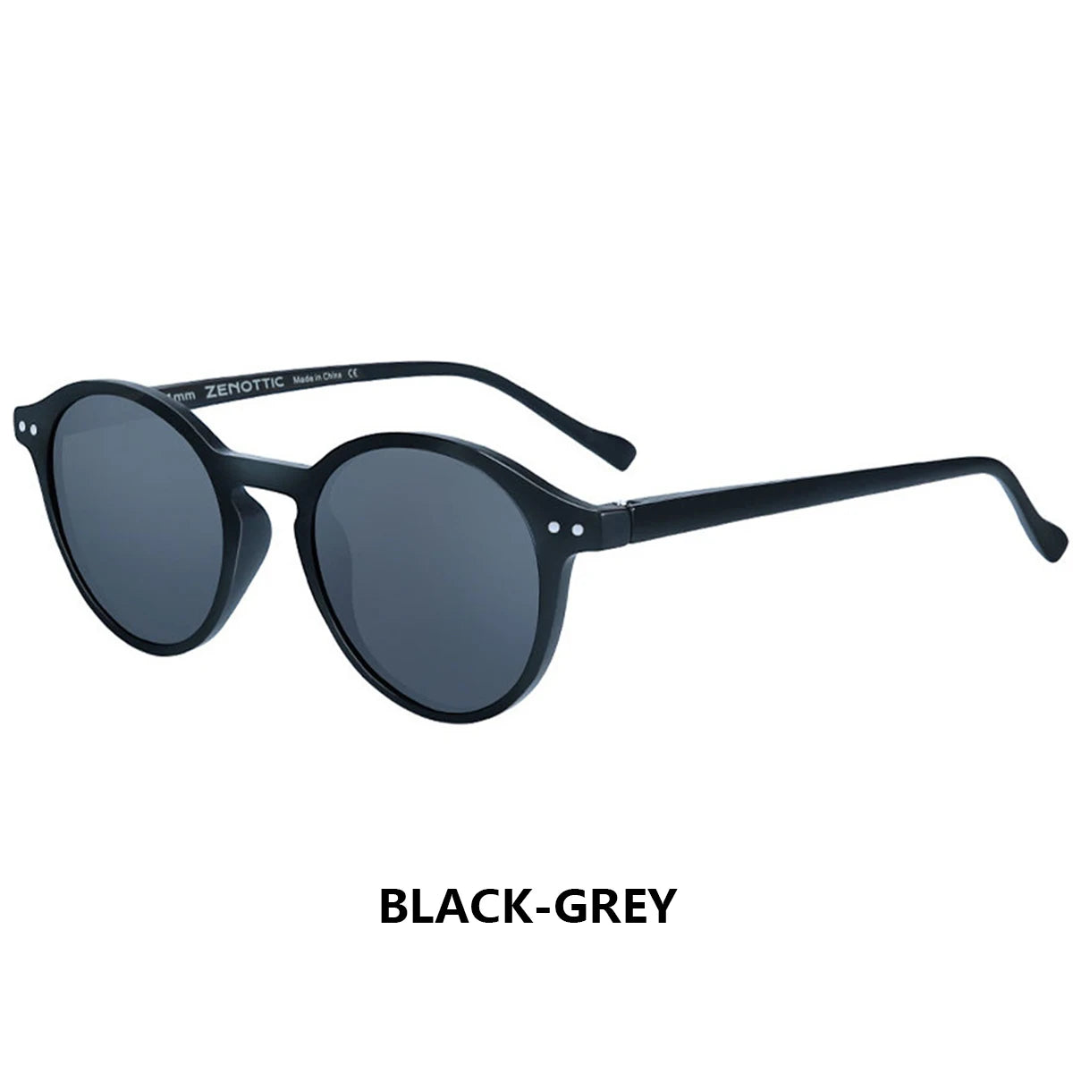 Sunglasses for Men: Vintage Retro Polarized Circle Sun Glasses