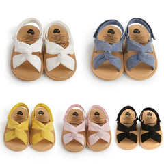 1Pair Summer Kids Baby Girls Fashion Sandals Non Slip Soft Comfortable Infant