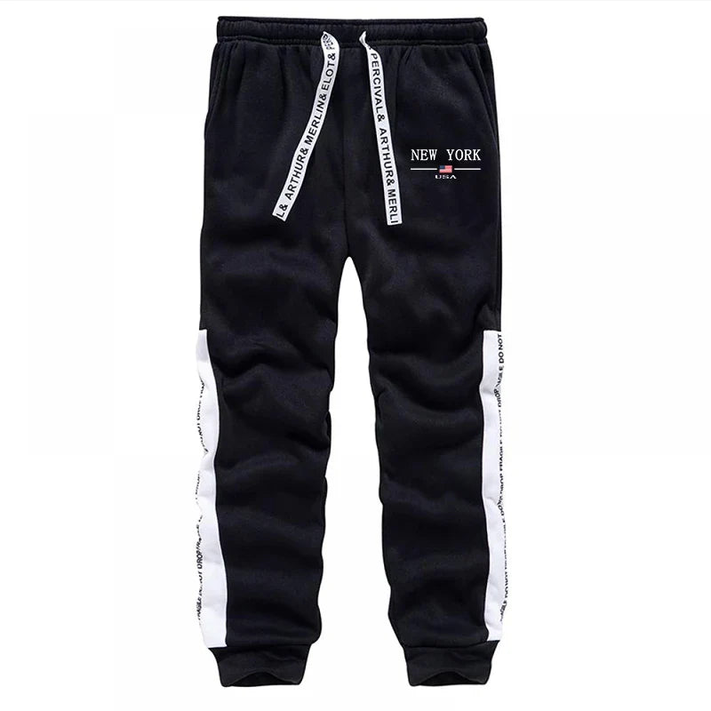 Quality Mens Tracksuit Casual Print Sweatshirts Sports Jogging Mens Clothing Autumn Winter Sportswear Single Piece Hoodie Pants
