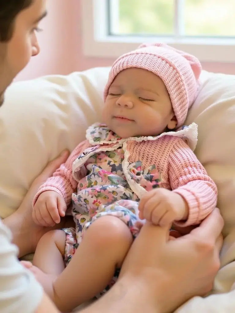 Aizwa1 13 Inch Pascale Soft Silicone Girl Bebe Newborn Baby реборн For Birthday Gifts Handmade Newborn Baby Doll