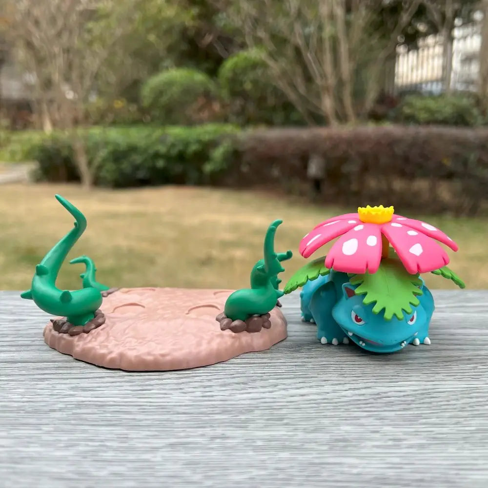Original Pokemon Venusaur Dragonite Lapras Blastoise Charizard Arcanine Anime Figures PVC Toys Kawaii