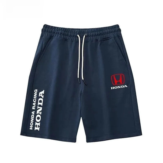 2025 Summer New Cycling Sweatpants Trendy Sweatpants Honda Men's and Women's Shorts Motorcycle Enthusiasts Five-point Shorts HRC