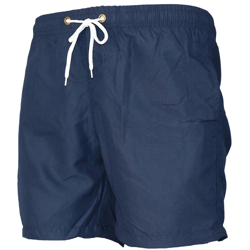Quick Dry Men's Beach Shorts Summer Swimwear Boardshorts Male Casual Surfing Trunks Elastic Waist Beachwear
