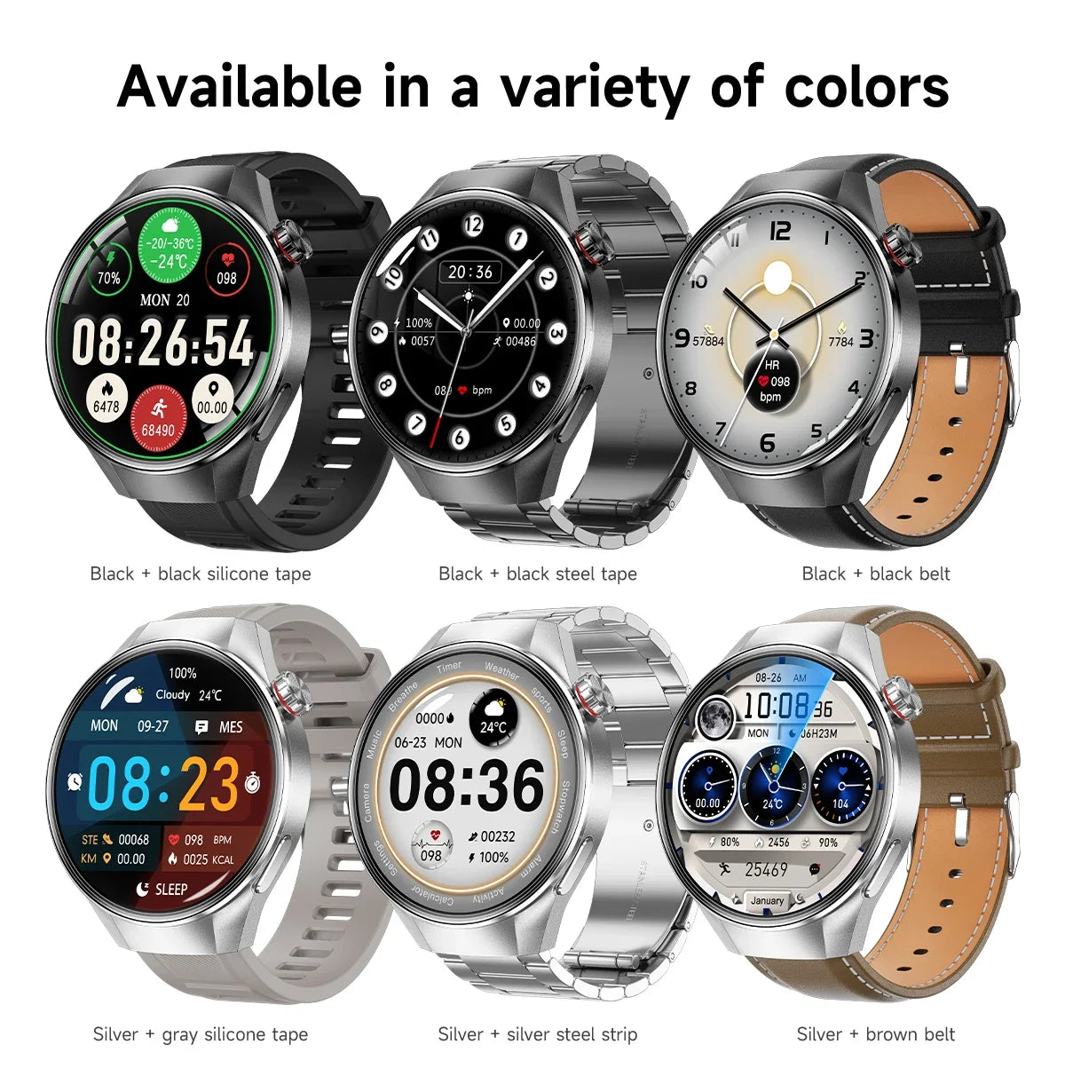 2025New Originl Watch G5 PlUS Smart Watch Men 466*466 HD AMOLED Screen GPS track Heart Rate Bluetooth Call Waterproof SmartWatch