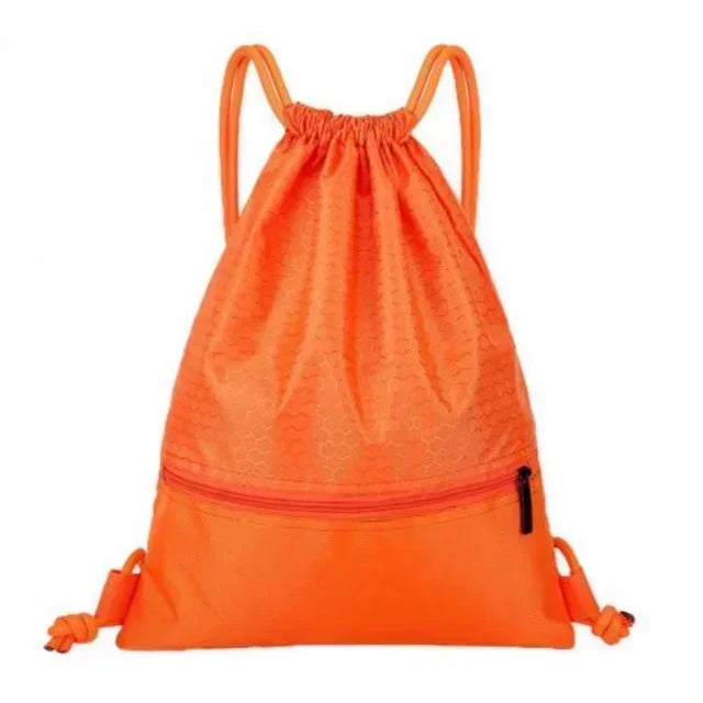Sport 5 Colors Drawstring Pocket Simple Backpack Men's and Women's Fitness Backpack Lightweight Basketball Bag Oxford Zipper Bag