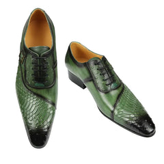 Luxury Men Oxford Shoes British Carved Fashion Dress Leather Shoes