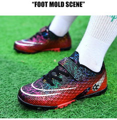 Children Soccer Shoes Futsal Hall Football Boots Kids Cleats Grass Sneakers