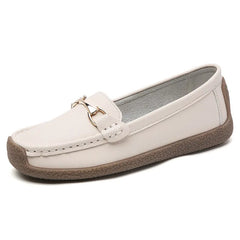 Spring /Autumn Flats Genuine Leather Moccasins Woman Casual