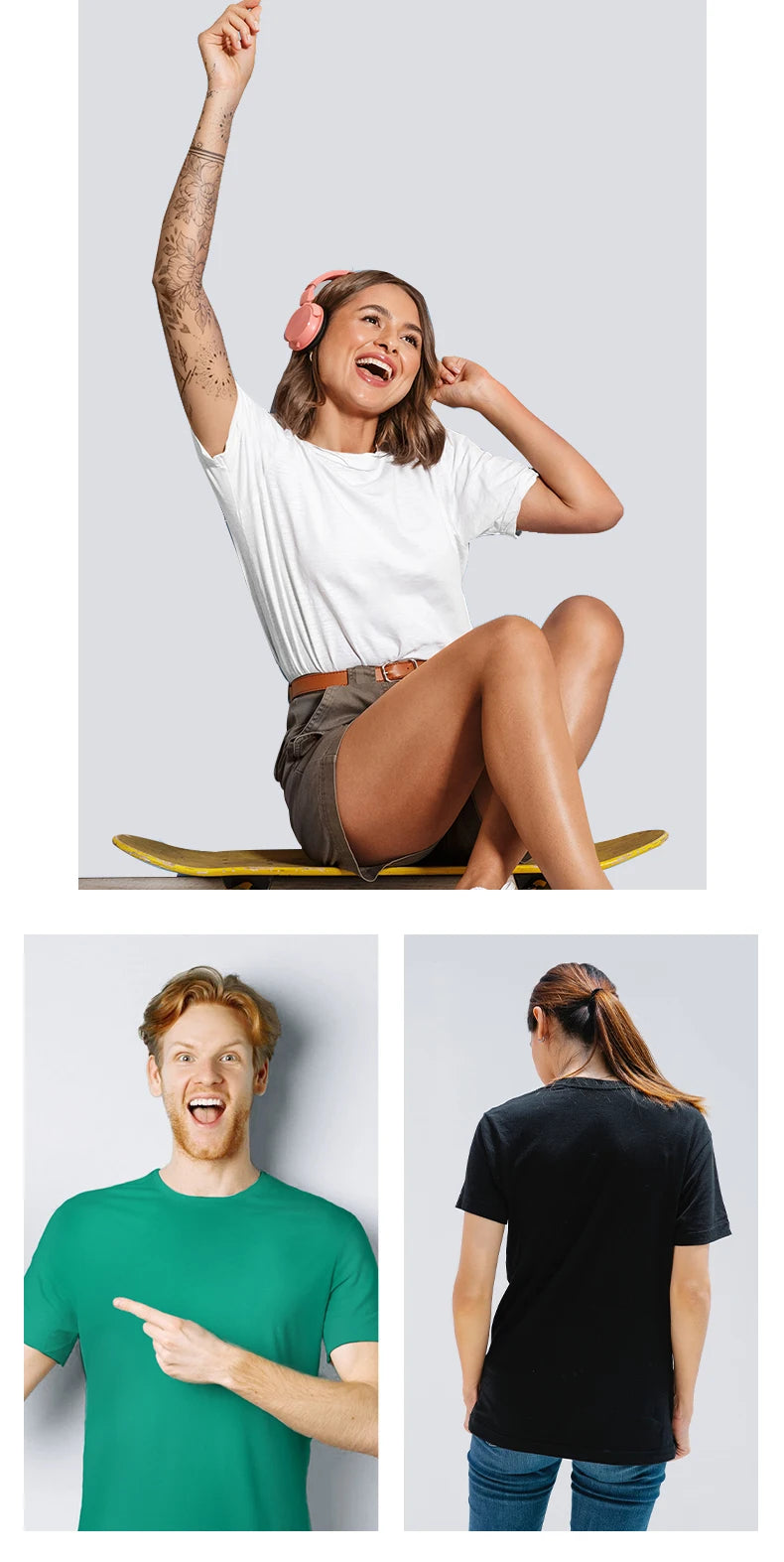 6.7oz 190gsm Combed Cotton Tees Tshirts Mens Solid Tops Woman Male Custom Team Uniform Class Clothes Summer Brand Customization