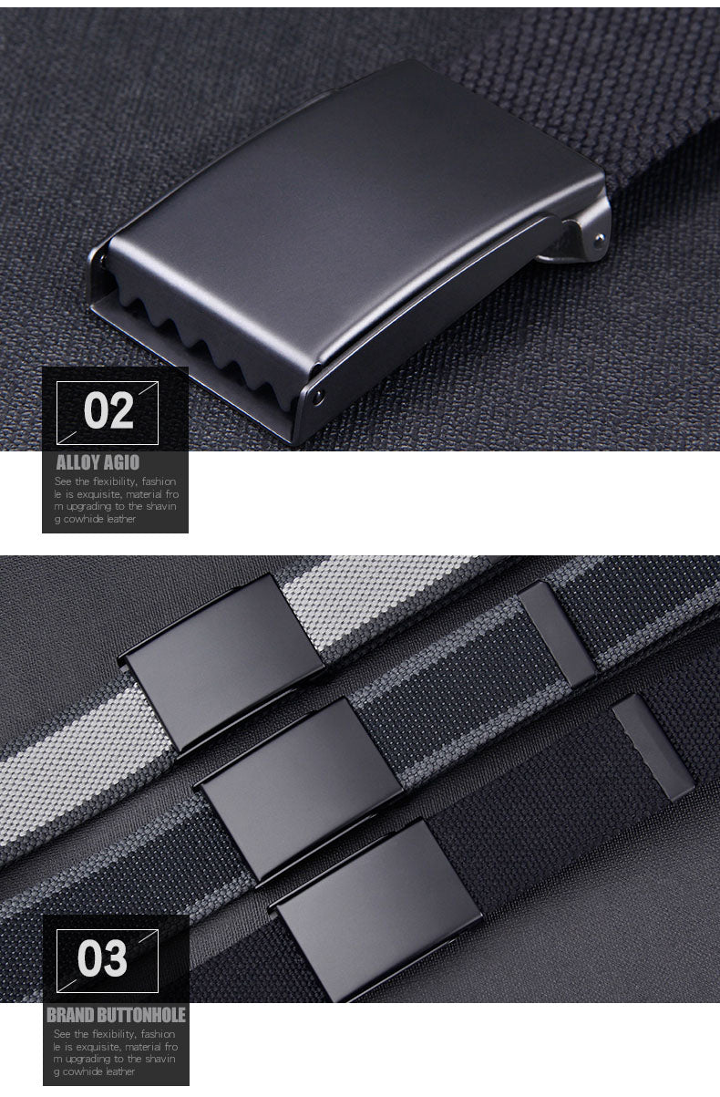 Plus LONG Size 160 150 140 130 120 110 cm Canvas Belts Men Black Automatic buckle Unisex Women Large Big Size Jeans Belts 2023