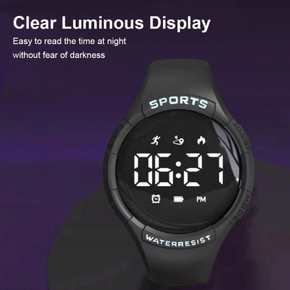 LED Smart Bracelet Multifunctional Fitness Wristband Sport Bracelet  for Male And Female Students Waterproof Smartwatch