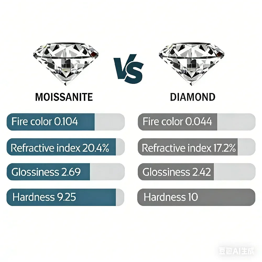 New Fashion Light Luxury Diamond Ring Women's Moissanite Design Ring Women's 2026 Classic