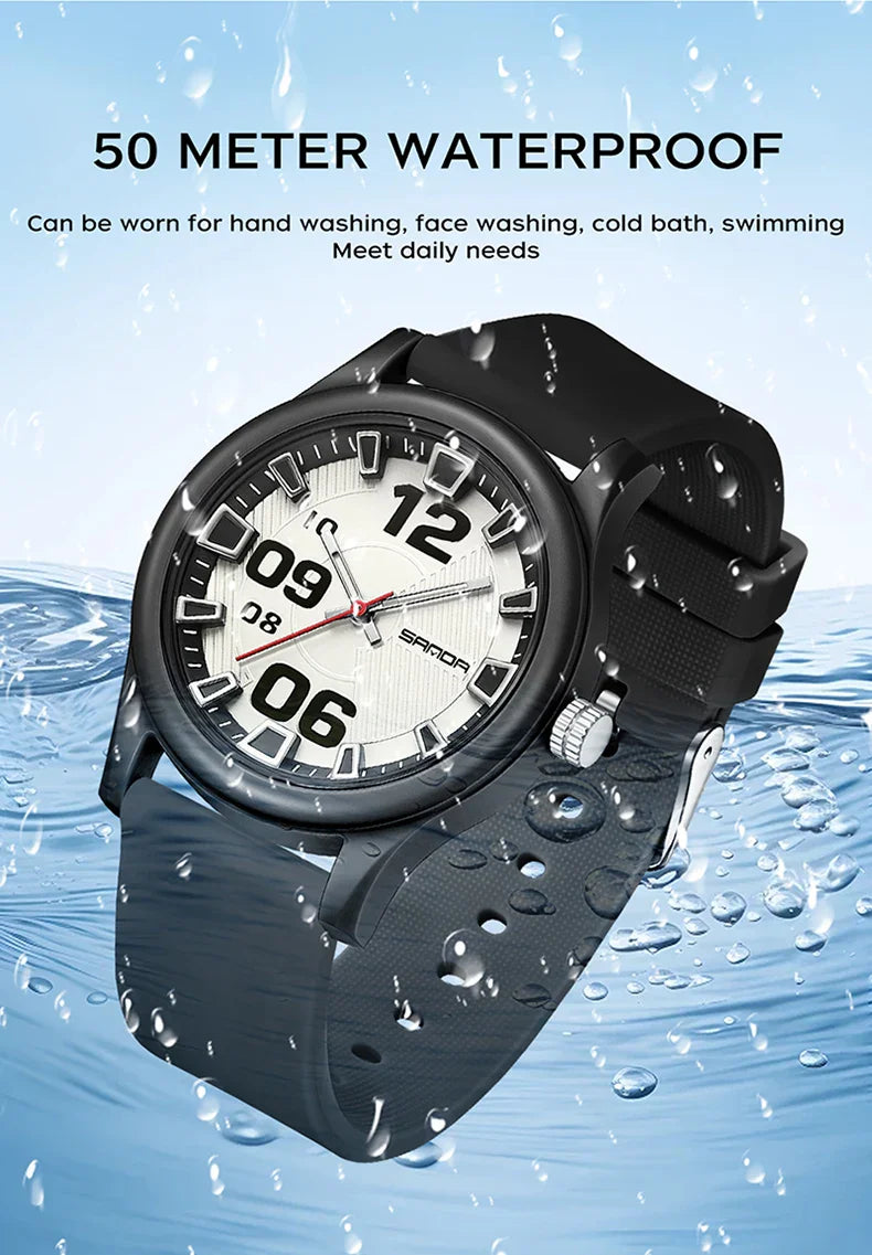 Fashion women's watches, simple casual Soft silicone strap lady watches waterproof, nurse watches for woman, ladies wristwatch