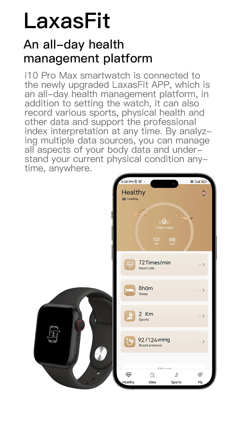 2025 Smart Watch For Apple NEW Series 10 BT Local Music 2.01” Heart Rate Menu Multi-motion Mode