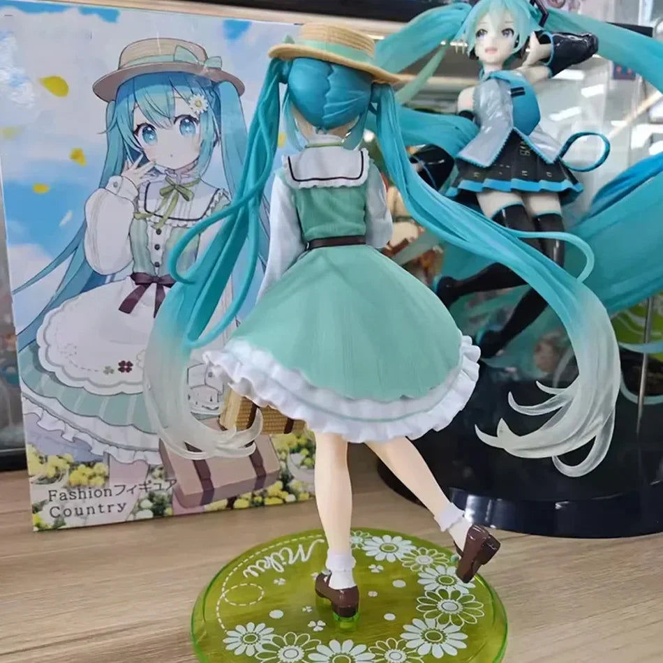 Judai Fashion Figure Hatsune Miku Country PVC Action Figure Model Doll Toys Gift