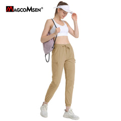 Women'S Hiking Cargo Joggers Pants Quick Dry Lightweight Casual Sweatpants