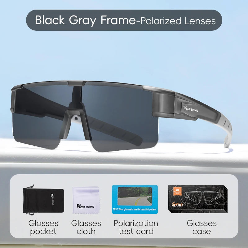 Sunglasses Men Photochromic Cycling Fit Over Myopic Glasses Driving