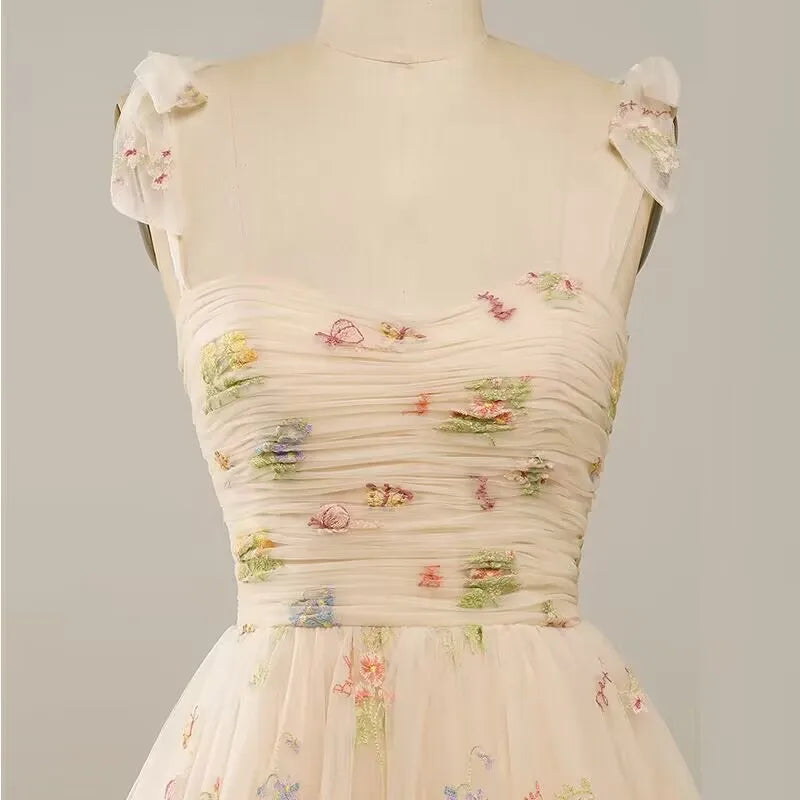 Homecoming Dresses: Prom Dresses Spaghetti Straps Colorful Evening Party