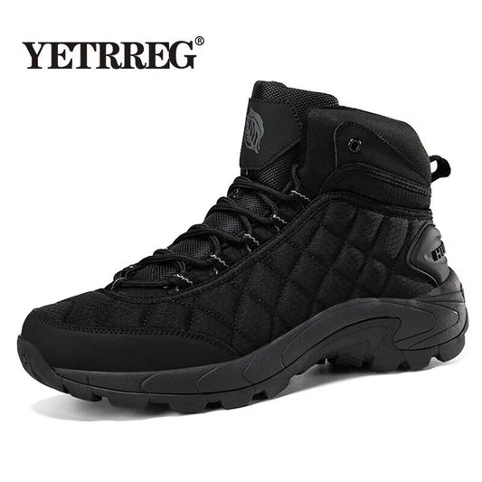 Men's Military Boots Combat Mens Ankle Boots Tactical Plus Size 40-47 Army Boot Outdoor Male Winter Work Boots Motocycle Boots