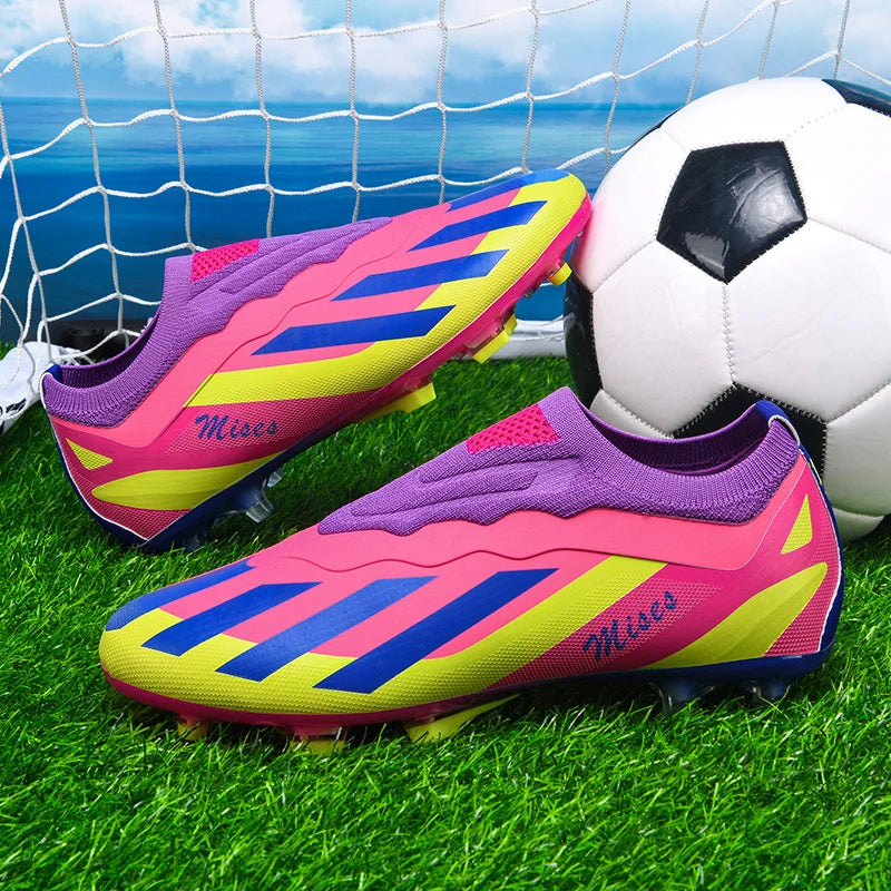 Outdoor Sport Men Soccer Shoes Training Ultralight Non-Slip Boy Football Boots