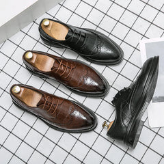 Gentleman Business Formal Leather Shoes Mens Fashion Dress Shoes