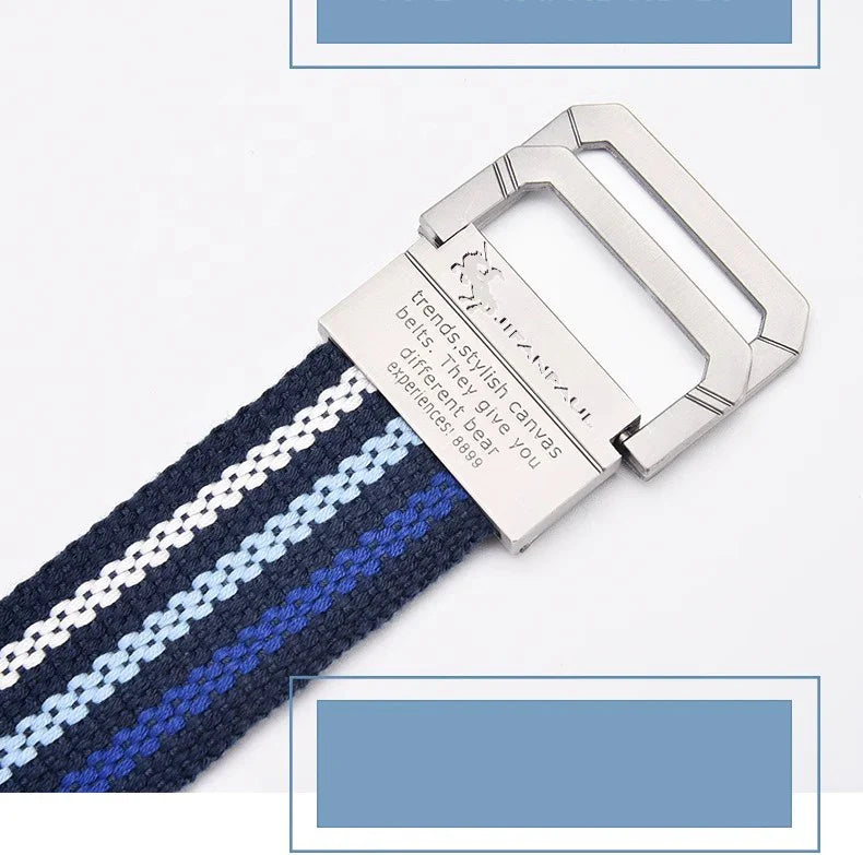 JIFANPAUL Brand New Canvas Belt Outdoor Tactical Belt Unisex High Quality Canvas Belts for Jeans Male Luxury Casual Straps