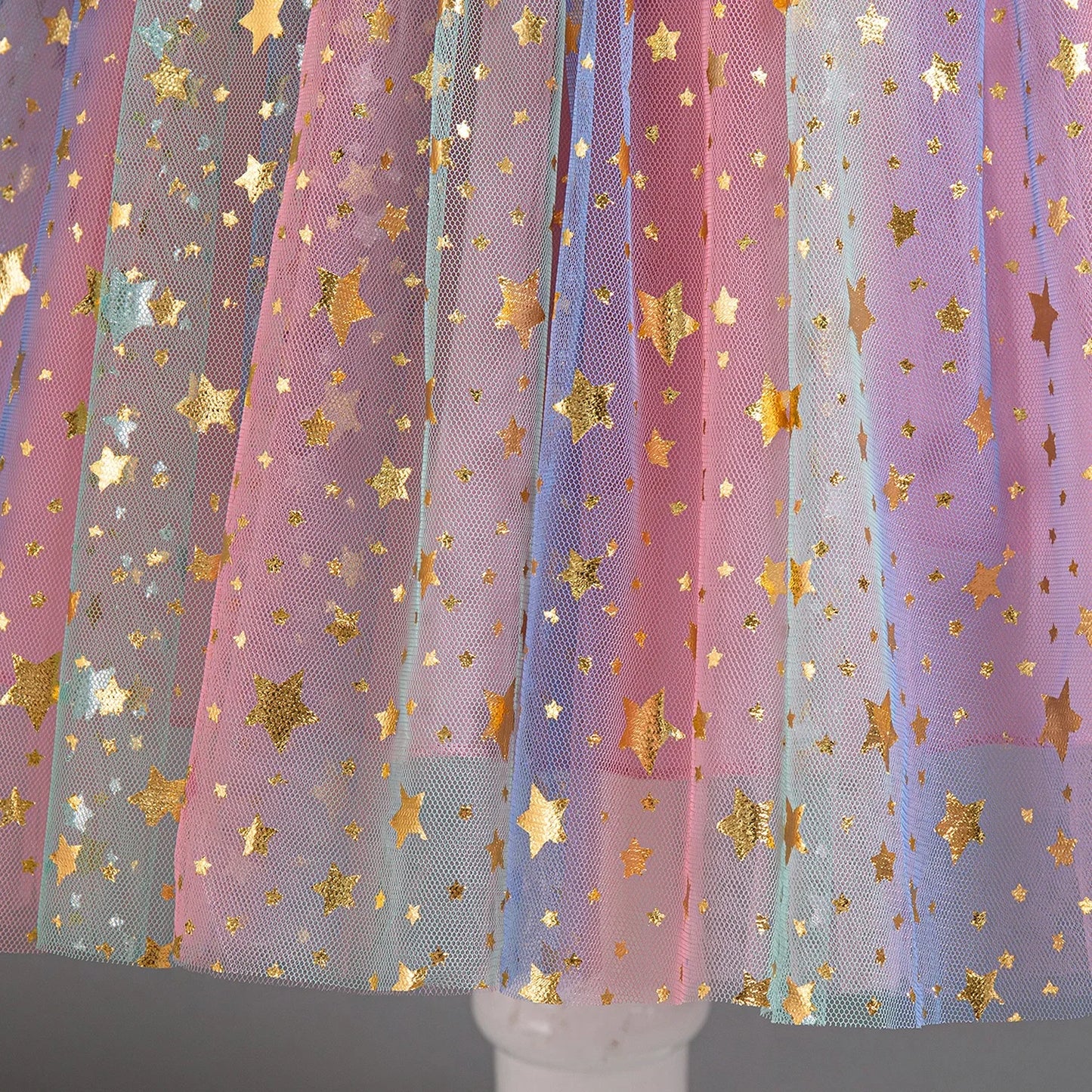 Kid Girl Unicorn Tutu Dress Children Rainbow Wedding Birthday Party Princess Dress Halloween Unicorn Performance Cosplay Costume