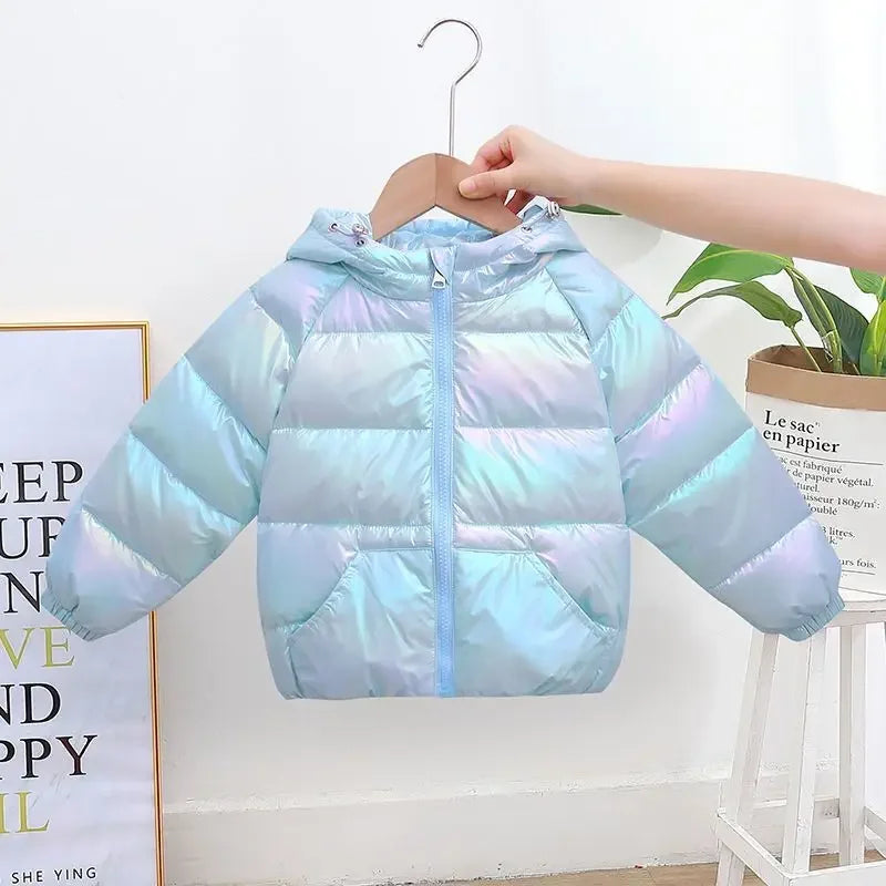 Girls Jackets White Duck Down Autumn Boys Fashion Sport Outwear Children Kids Coats