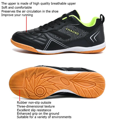 Futsal Soccer Shoes Men Low Naked Ankle Adult Professional Indoor Football Boots