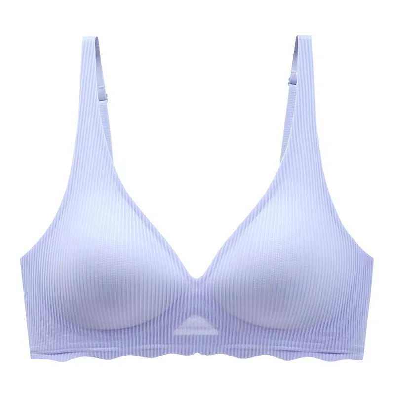 Seamless Women's Bra Small Chest Big Hollow Design Underwear Support