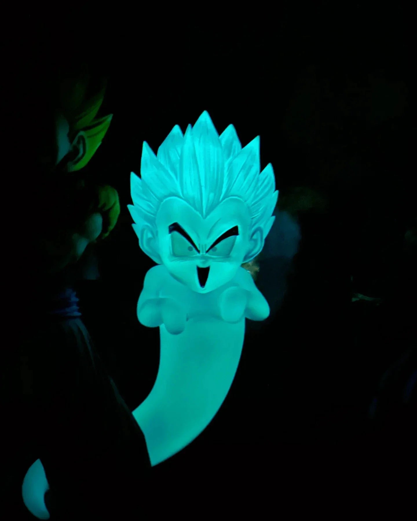 25cm/9.8in Anime Dragon Ball Z Figure Gotenks Figure Ghost Night Light PVC Action Figure Collection Model Toys Gifts