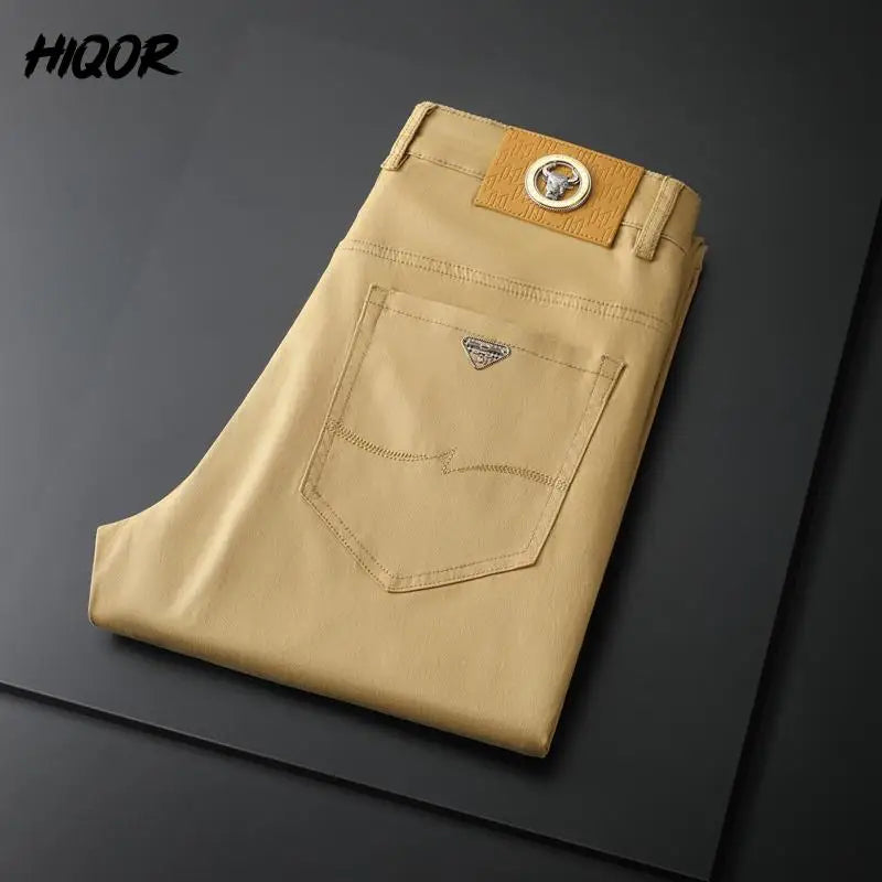 Men Spring Autumn Casual Long Trousers Male Suit Pants