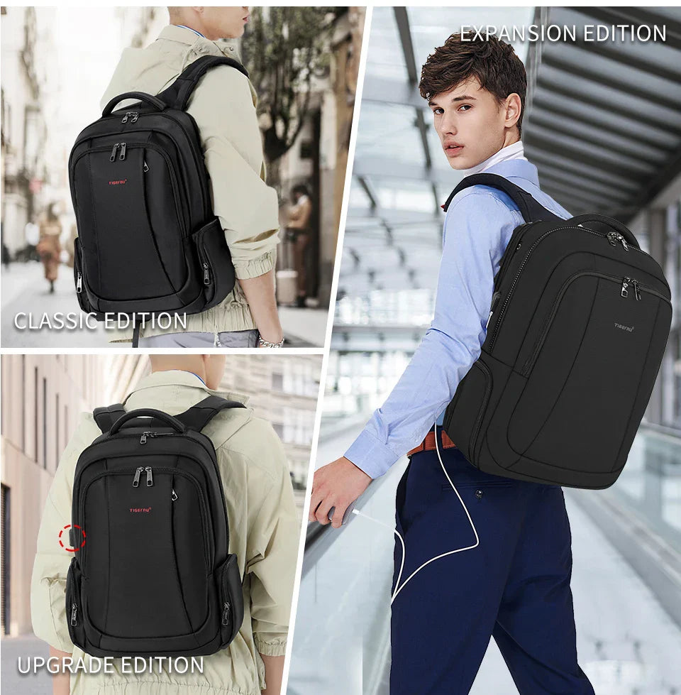 Tigernu Travel Backpacks Vacuum Backpack 14 15.6 17.3inch Laptop Backpack For School Backpack Men Schoolbag Compression Backpack