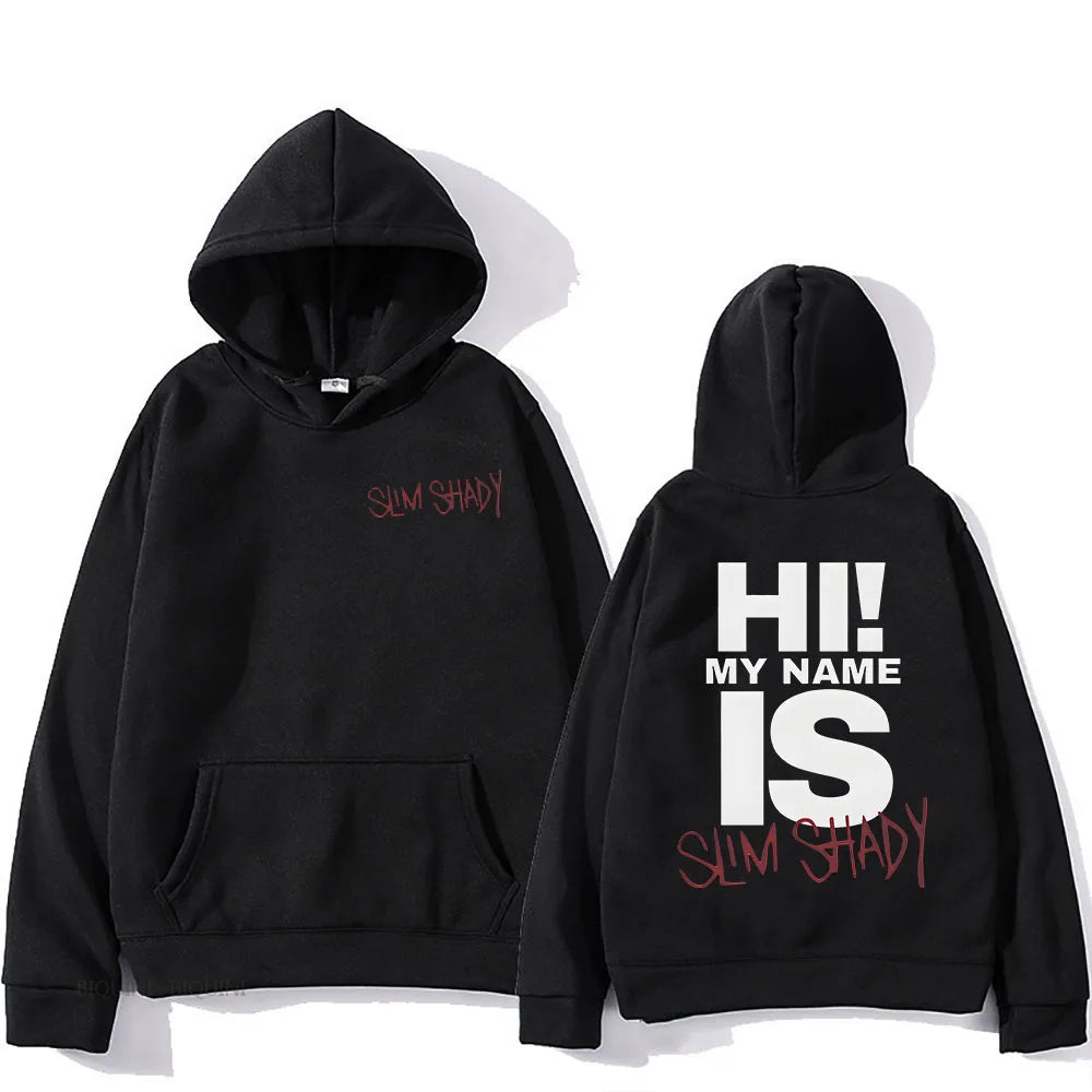 Eminem Slim Shady Hoodies Sudaderas Con Capucha Long Sleeve Men Women