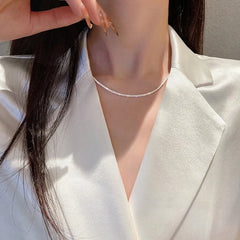 Sparkling Necklace For Women Clavicle Chain Choker Fashion Jewelry Wedding