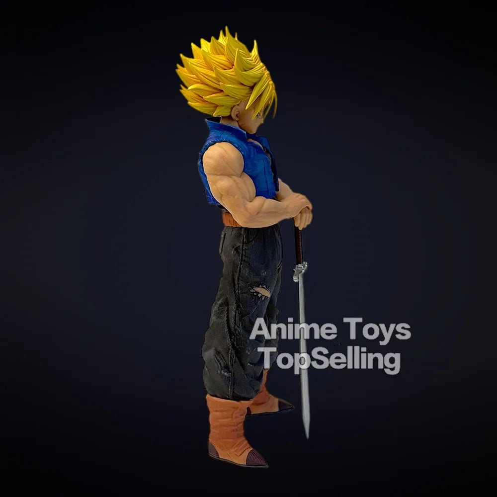25cm/9.84in Anime Dragon Ball Z Figure Trunks Action Figures Pvc Statue Collection Model Toys for Children Gifts