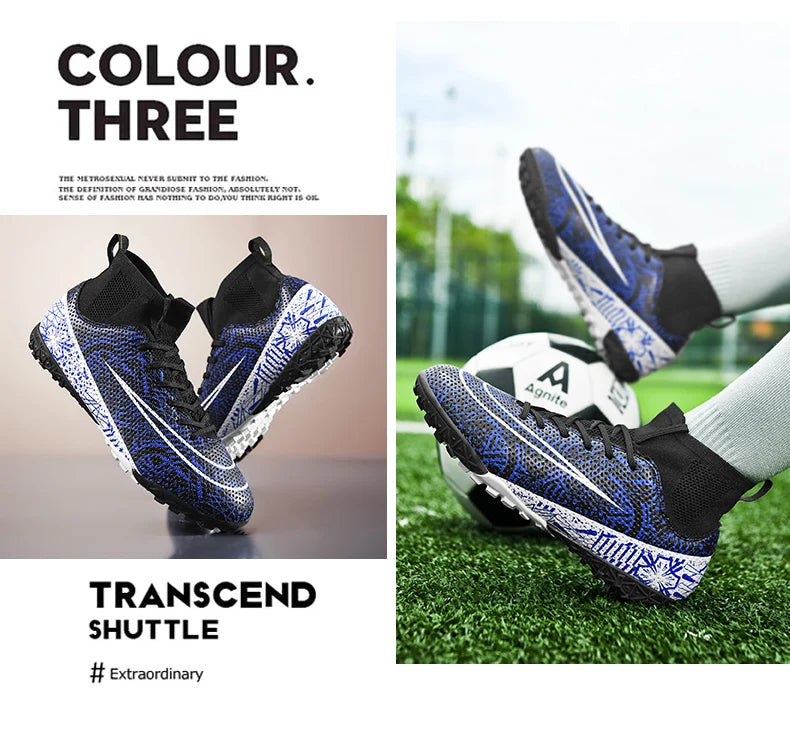 Men Outdoor FG/TF Football Boots Futsal Professional Unisex Soccer Shoes