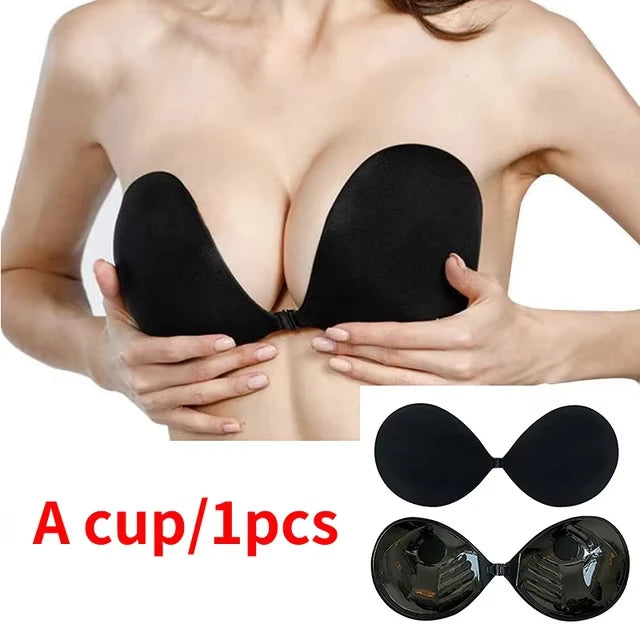 Nipple Cover Invisible Bra Push Up Silicone Bra for Wedding Sticky Reusable