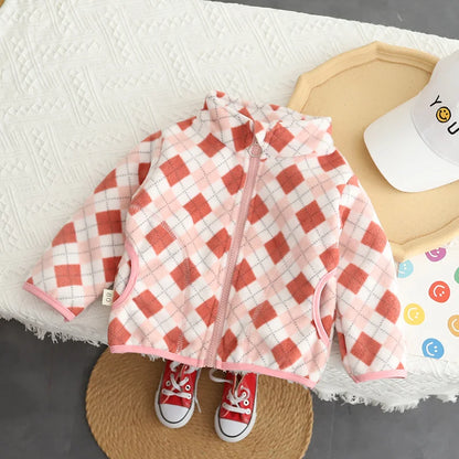 Children Girls Clothes Baby Coat Kids Cute Fashion Thickened Jacket