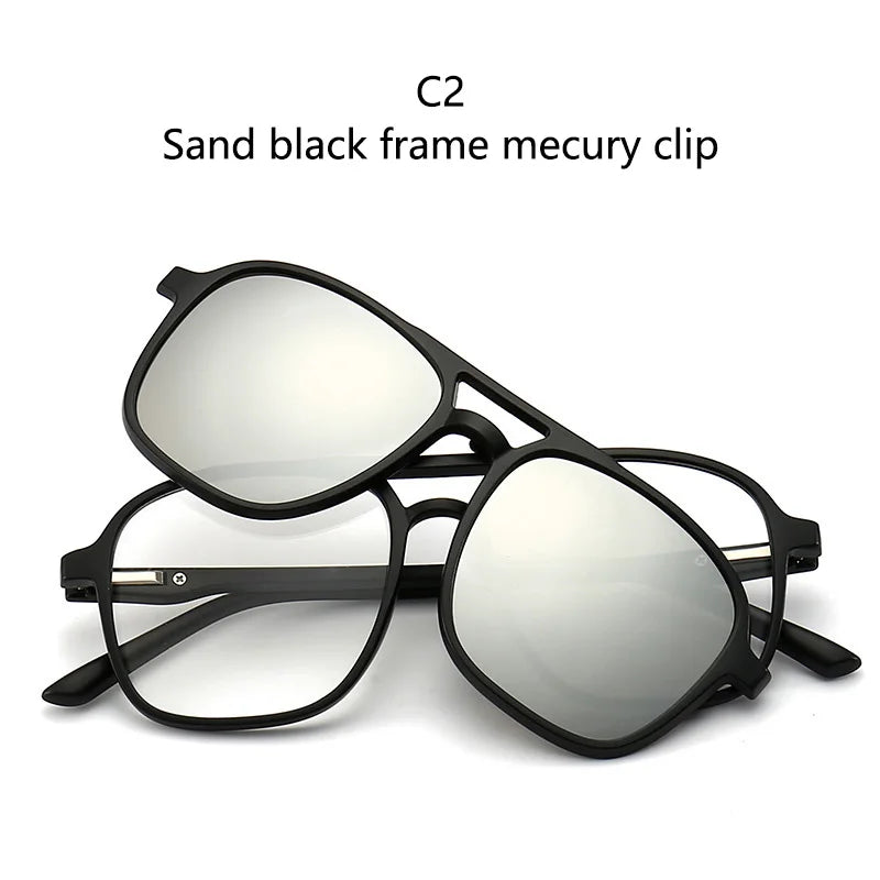 Sunglasses Frames Clip on Sun Glasses Frame Prescription Eyeglasses