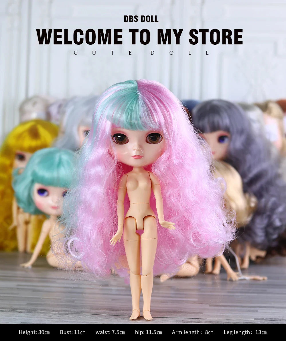 DBS ICY bjd doll 1/6 toy natural skin C-cup azone body joint body 30cm nude doll anime