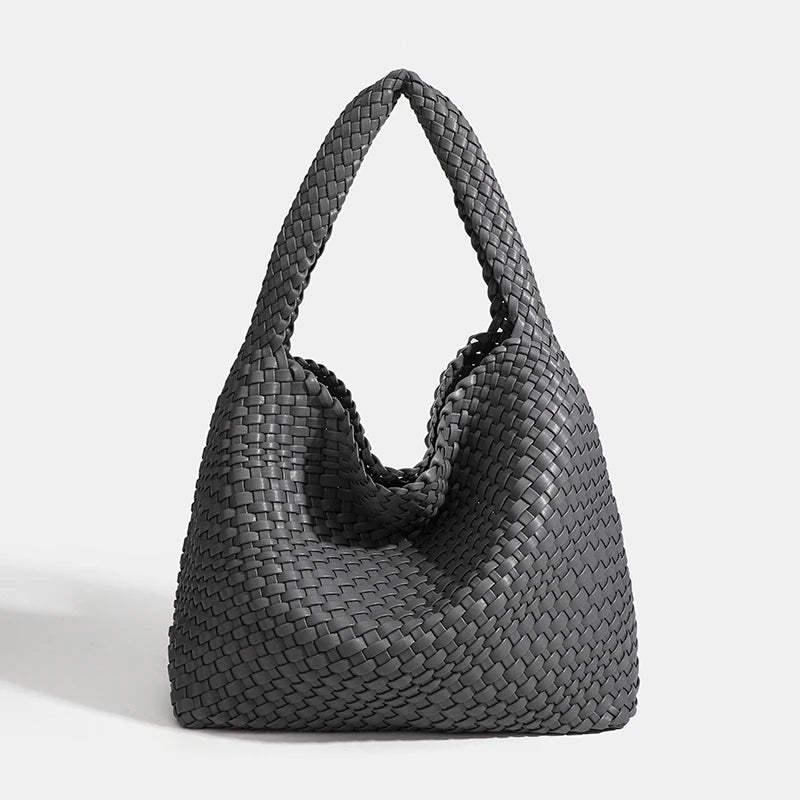 Designer Hand knitting bag PU Large women's Woven tote bag Mistress gift luxury bag