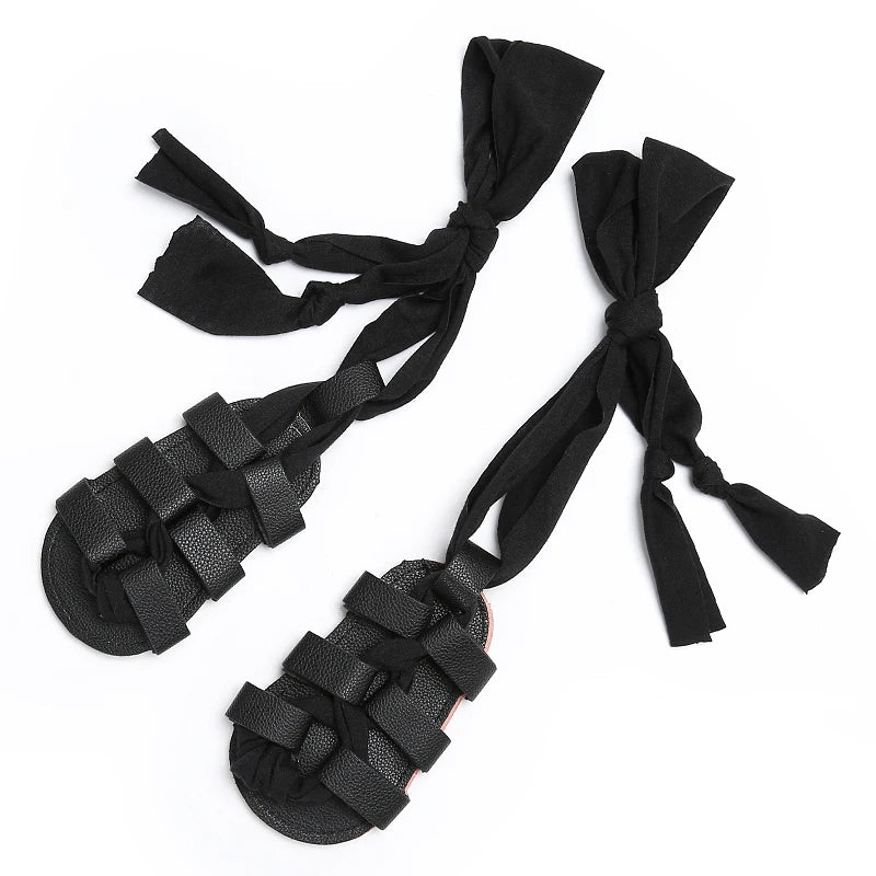 High-top Multi Color Summer Fashion Baby Shoes Lace Up Soft Rubber Sole Roman