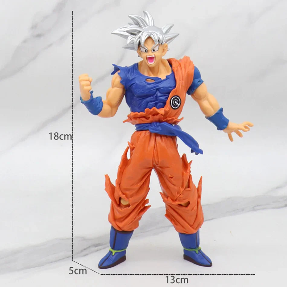 Anime Dragon Ball Z Super Saiyan Son Goku Broly Vegeta Anime Action Figure Model Christmas Gifts Collectible Figurines for Kids