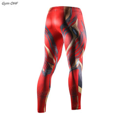 Rashguard Men Compression Tight Leggings Running Sports Male Fitness Jogging Pants