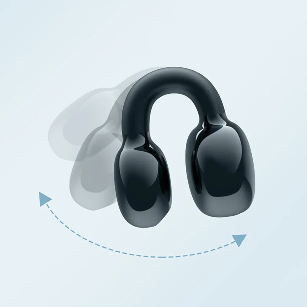 Bluetooth 5.3 Earphone Ear Clip Headphones TWS Wireless Headset HiFi Stereo Noise Reduction Earbud for Xiaomi iPhone Samsung