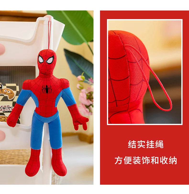 40-120Cm Spiderman New Cute Plush Doll Toys Kawaii Huge Sleep Pillow Cushion Soft Stuffed Animal Doll Birthday Gift for Kids